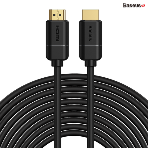 Cáp HDMI 2.0 Baseus – 4K@60Hz, HDR, 3D, tốc độ 18Gbps, 32 kênh âm thanh, hỗ trợ tỉ lệ 21:9, truyền siêu nét