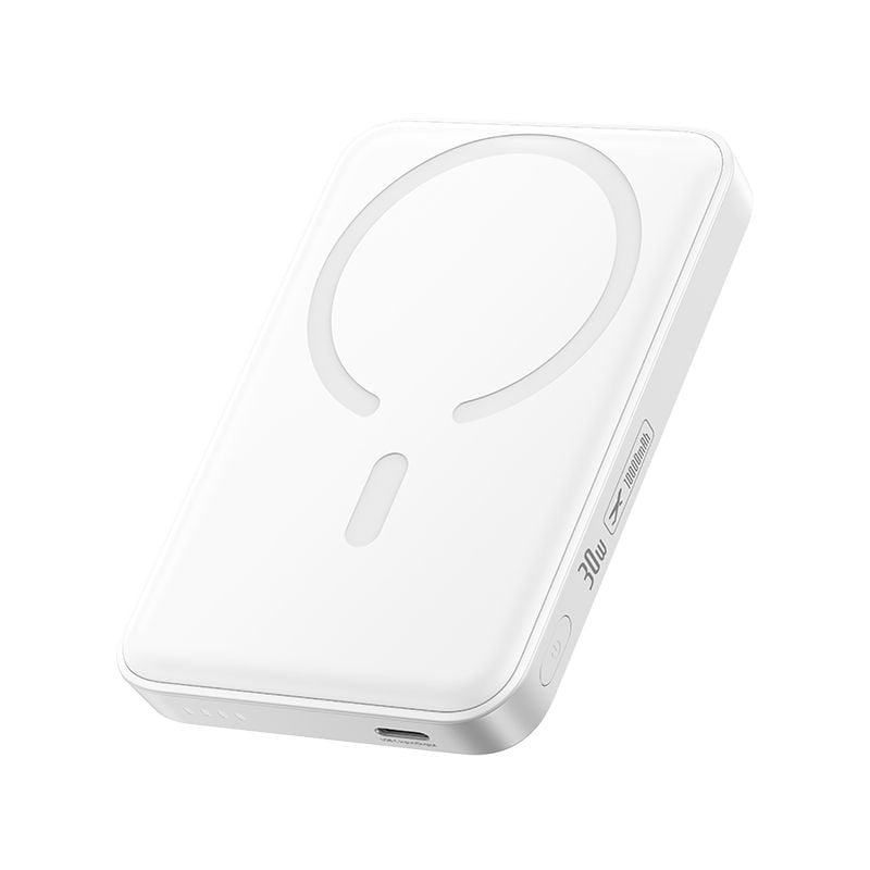 Baseus EnerFill FM11 Magnetic Power Bank 10000mAh 30W - MOON WHITE