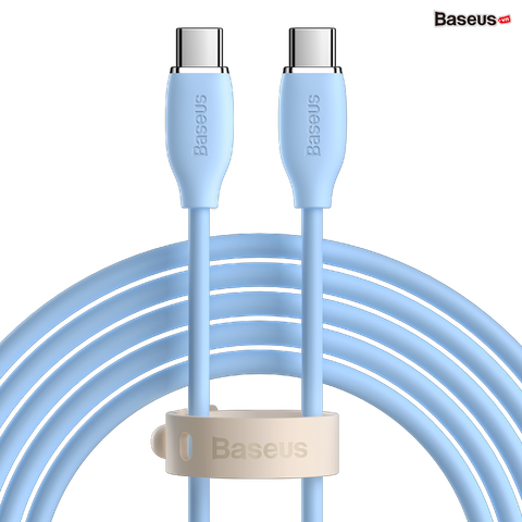 Cáp Sạc Nhanh Type-C to Type-C 100W Baseus Jelly Liquid Silica Gel Fast Charging Data Cable
