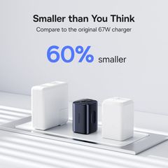 Củ Sạc Nhanh 2C+A Baseus PicoGo AE11 67W (GaN6 Pro, Navitas GaNFast™, BPS 2.0)