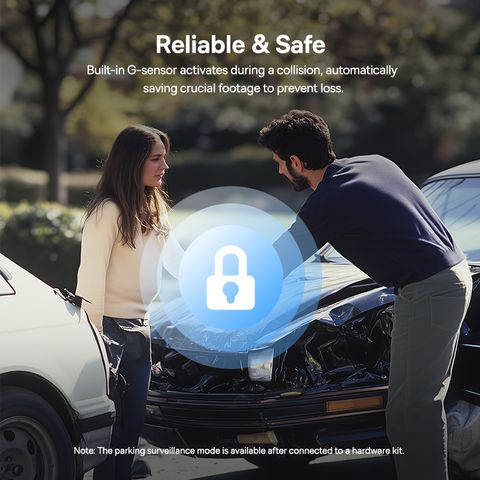 Cam Hành Trình Cho Ô Tô Baseus PrimeTrip VD1 Pro 4K (170° Adjustable View, Solar Sync System, 2.4GHz WiFi & App Control, Enhanced Night Vision, GPS Positioning)