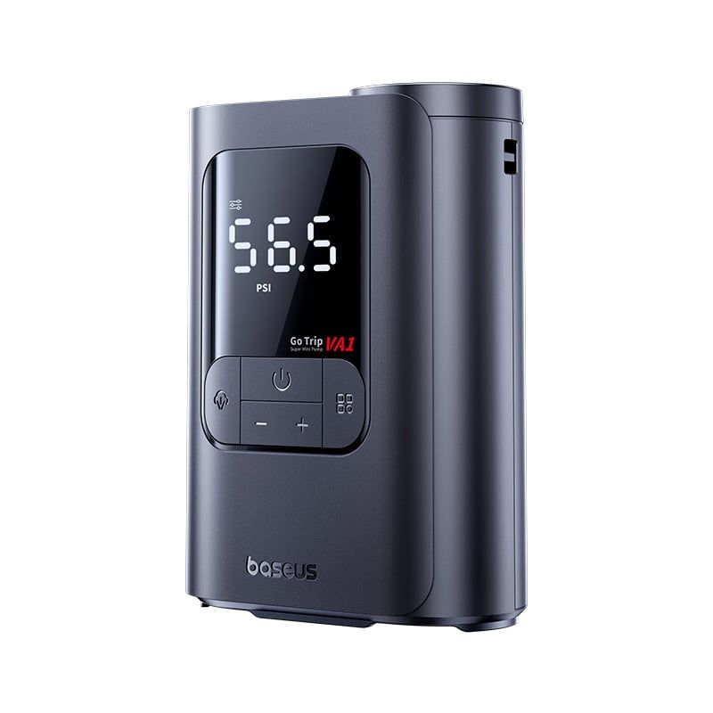 Máy Bơm Lốp Ô Tô Có Dây Baseus GoTrip VA1 Pro (5 Inflation Modes, No Battery, ±0.05 BAR Pressure Accuracy, 3-Way LED Lighting for Night Use)