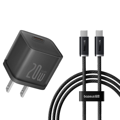 Combo Sạc Nhanh Baseus GaN5S Fast Charger 1C 20W/30W Cho iPhone 15 Series (Nhỏ gọn, sạc nhanh PD/Quick Charge)