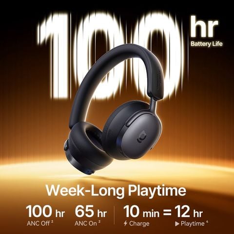 Tai Nghe Chụp Tai Không Dây Baseus Inspire XH1 (Bluetooth v6.1, 100H, Smart App Control, -48dB ANC, 5-Mic ENC, Sound By Bose, Dolby Audio, LDAC, Hi-Res Audio, SuperBass 3.0, SuperBalance 3.0, SoundFit)
