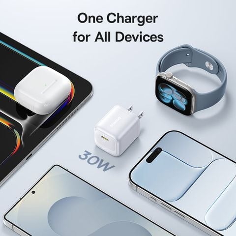 Củ Sạc Nhanh Baseus EnerFill FN22 30W (1*Type-C port, iPhone / iPad / Samsung)