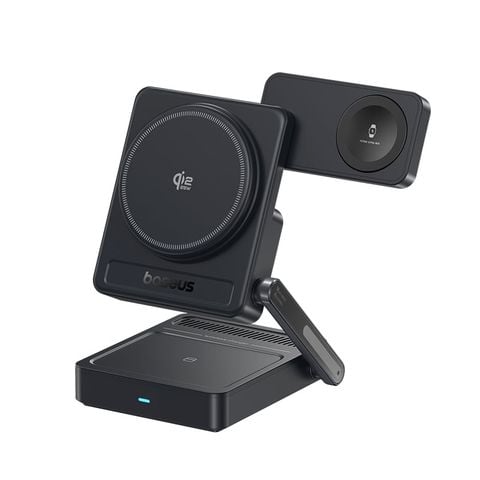 Đế Sạc Đứng Không Dây 3-in-1 Baseus PicoGo AF21 35W (Qi2.2 25W Wireless Charging)