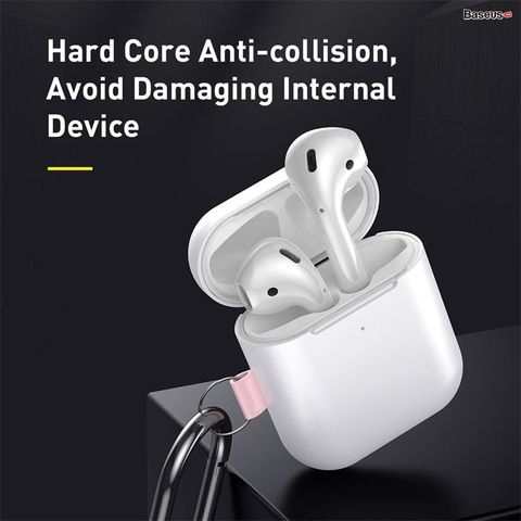 Case chống sốc AirPods 1/2 Baseus Let's Go – Có móc khoá đeo chất liệu vải dệt bảo vệ tối ưu
