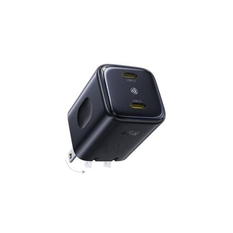 Củ Sạc Nhanh Baseus PicoGo AN13 45W (2*Type-C port, Navitas GaNFast™ Technology)