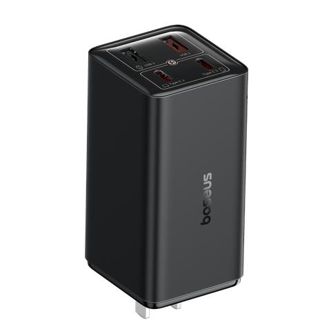 Củ Sạc Nhanh Baseus GaN6 Pro Fast Charger 2C+2U 100W (Tặng kèm cáp nối dài 1m)