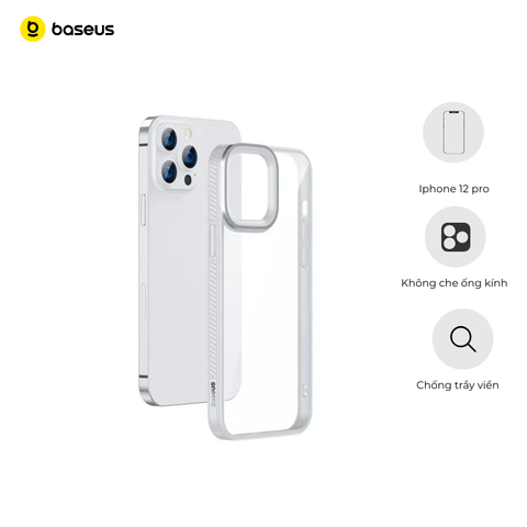 Ốp viền chống sốc, chống trầy Camera cho iPhone 12 Series Baseus Camera Lens Protector Frame Case