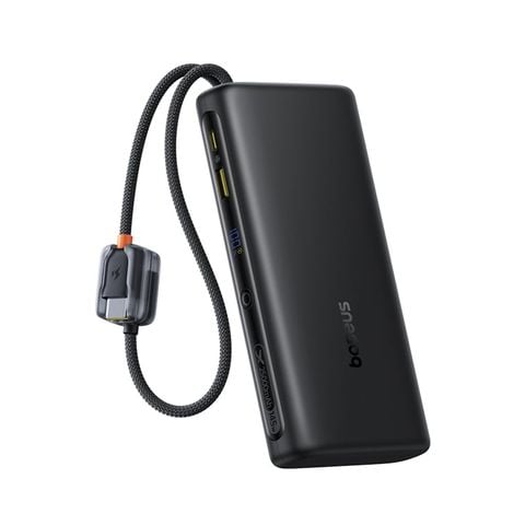 Pin Dự Phòng Baseus EnerFill FC41 25000mAh 145W (Digital Display, with Dual Built-in USB-C Cables, 1*Type-C + 1*USB-A port)