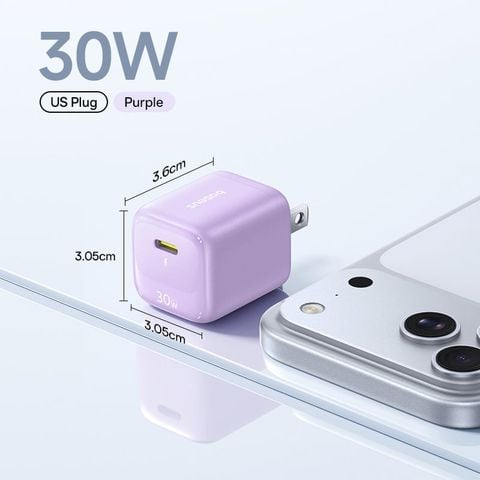Củ Sạc Nhanh Baseus EnerFill FN22 30W (1*Type-C port, iPhone / iPad / Samsung)