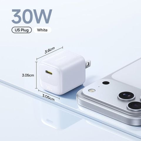 Củ Sạc Nhanh Baseus EnerFill FN22 30W (1*Type-C port, iPhone / iPad / Samsung)