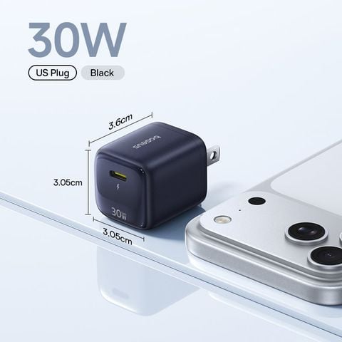 Củ Sạc Nhanh Baseus EnerFill FN22 30W (1*Type-C port, iPhone / iPad / Samsung)