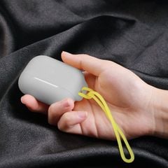 Case Silicone chống sốc, siêu mịn có dây đeo dùng cho Airpods Pro Baseus Let's Go Jelly Lanyard Case
