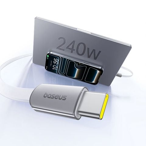 Cáp Sạc Nhanh C to C Baseus Ultra-Slim 240W (1.2m/2m, 480Mbps)