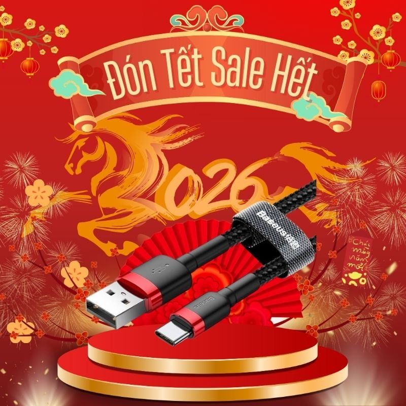 Cáp Sạc Nhanh, Siêu Bền Baseus Cafule Type C Quick Charge cho Smartphone/ Tablet ( 3A, Sạc nhanh Quick charge 3.0, Siêu bền)