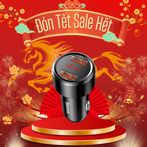 Bộ tẩu sạc nhanh đa năng dùng cho xe hơi Baseus Magic Series Quick Charge (45W, LED Display, PD/ QC 3.0/ PPS/ SCP/ AFC, Quick Charger )