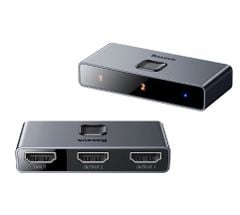 Thiết bị chia cổng HDMI 2 chiều Baseus Matrix HDMI Switcher (2 Devices to 1 Screen or 1 Device to 2 Screen, Support 4K30Hz/4K60Hz)