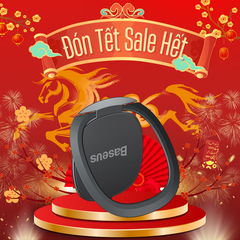 Nhẫn đeo tay chống đánh rơi điện thoại bằng hợp kim cao cấp Baseus Invisible Phone Ring Holder (2.1mm Ultra thin, Zinc Alloy, Finger Ring Holder)