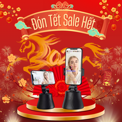 Đế giữ điện thoại thông minh, Auto-Tracking chuyển động Baseus 360°AI Following Shot (Bluetooth 5.0 - Wireless Connection, Auto Following, Face Tracking, 360 Degree Rotation, Anti-Shake)