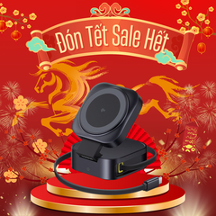 Đế Sạc Không Dây Baseus PicoGo Series 2-in-1 Qi2 15W & Sạc Có Dây 67W (C to C 100W Cable Included)