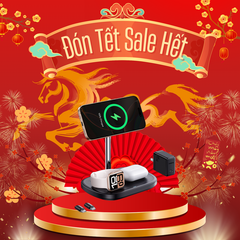 Đế sạc không dây 3in1 Baseus EnerFill FS41 – Qi2 15W, chỉnh 70°, tản nhiệt TEC, kèm adapter 45W & cáp C to C