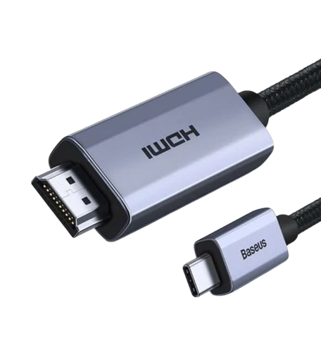 Cáp chuyển Baseus USB-C to HDMI – 4K/60Hz, truyền siêu nét, dùng cho điện thoại, tablet, MacBook, laptop
