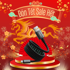 Cáp Sạc Nhanh Dây Nam Châm Chống Rối Baseus Tungsten Gold Magnetic USB to Type-C 100W (1m, 480Mbps)