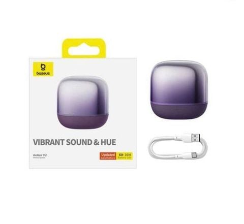 Loa Bluetooth Không Dây Baseus AeQur V2 Wireless Speaker 20W Âm Thanh Sống Động 360 Độ°