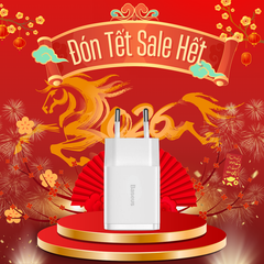Củ Sạc Baseus Compact Charger 2 Cổng USB 10.5W