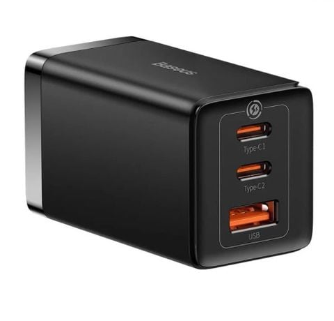 Bộ sạc nhanh Baseus GaN5 Pro 65W – Combo củ sạc + cáp C to C 100W, 2C + USB, hỗ trợ PD3.0/PPS/QC4.0/SCP/FCP
