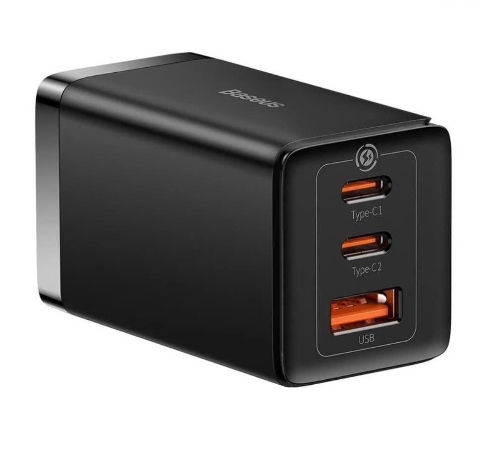 Sạc nhanh Baseus GaN5 Pro 65W – 2 cổng Type-C + 1 USB, hỗ trợ PD3.0, PPS, QC4.0, SCP, FCP, công nghệ GaN nâng cấp mới