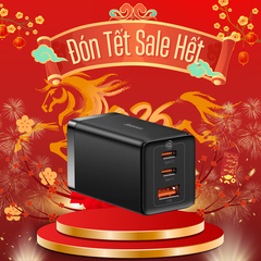 Sạc nhanh Baseus GaN5 Pro 65W – 2 cổng Type-C + 1 USB, hỗ trợ PD3.0, PPS, QC4.0, SCP, FCP, công nghệ GaN nâng cấp mới