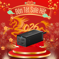Củ Sạc Nhanh Kiêm Hub Mở Rộng Đa Năng 2 in 1 Baseus GaN5 Pro Desktop Fast Charger 1U+2C+HDMI 67W (HDMI, Type C*2, USB*2 PD/QC/SCP/FCP/AFC/PPS Quick Charger)