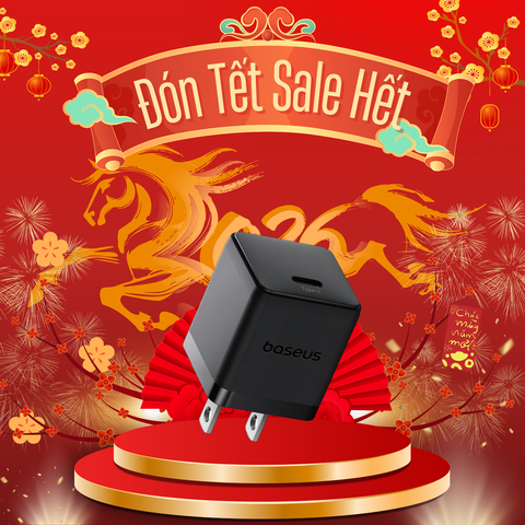 [Quà tặng] Củ Sạc Nhanh Baseus Palm 1C 20W (Quà tặng không bán)