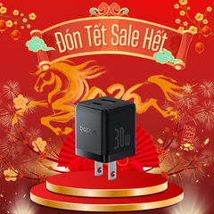 Củ Sạc Nhanh Baseus Palm C+U 30W (For iPhone/iPad/Samsung/Google Pixel)