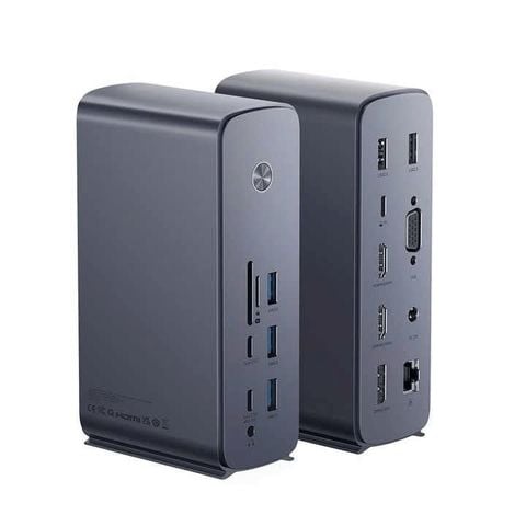 Hub Mở Rộng Đa Năng Baseus UnionJoy Pro 17-Port (8K@30Hz Ultra Four-Screen Multifunctional HUB Docking Station)