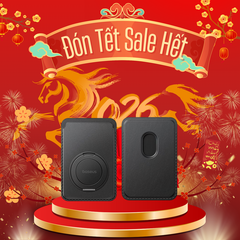 Ví Thẻ Tích Hợp Ring Nam Châm Magsafe Gắn Lưng iPhone Baseus MagPro 3 (11N Magnetic Attachment, Holds Up to 3 Cards, Built-in 360° Rotating Stand)