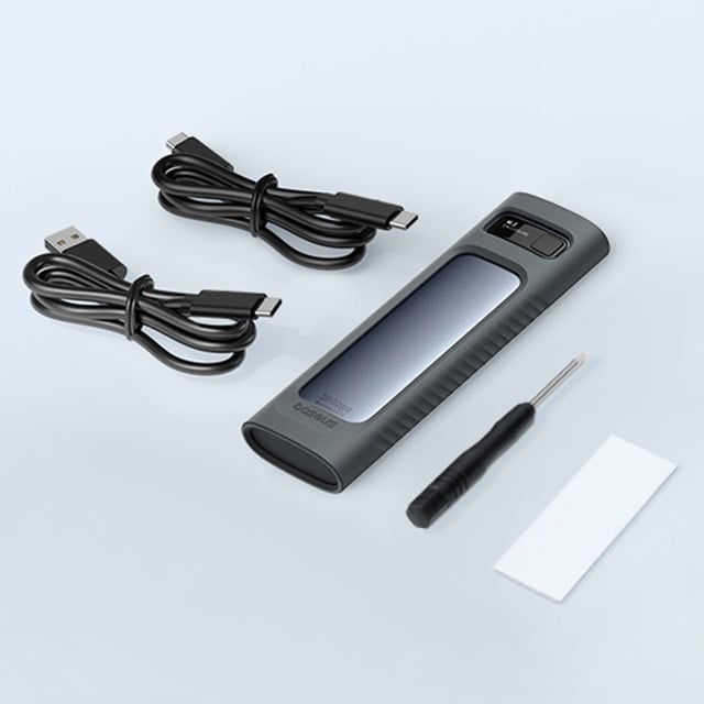 Baseus FlyJoy Series SSD Enclosure(M.2 NVMe and SATA) Space Grey Baseus FlyJoy Series SSD Enclosure(M.2 NVMe and SATA) Space Grey