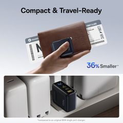 Củ Sạc Nhanh Baseus PicoGo AE21 100W (2*Type-C + 1*USB-A port, Real-Time Charging Info Display)