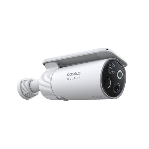 Camera Quan Sát Baseus Security S1 Pro Outdoor Dual Camera 3K 2-Cam Kit (IP67, Solar Panel, 13400mAh)