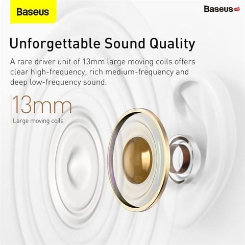 Tai nghe không dây Baseus Encok W2  True Wireless Earphones (Bluetooth 5.0, 24h sử dụng)