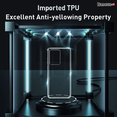 Ốp lưng Baseus Simple Clear – Silicone trong suốt, 0.8mm, chống ố vàng, mềm dẻo, cho Samsung S20/S20+/S20 Ultra