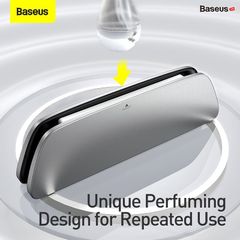 Bộ khuếch tán nước hoa khô Baseus Metal Paddle – gắn khe gió ô tô, vỏ kim loại, kèm 3 viên tinh dầu thơm khô