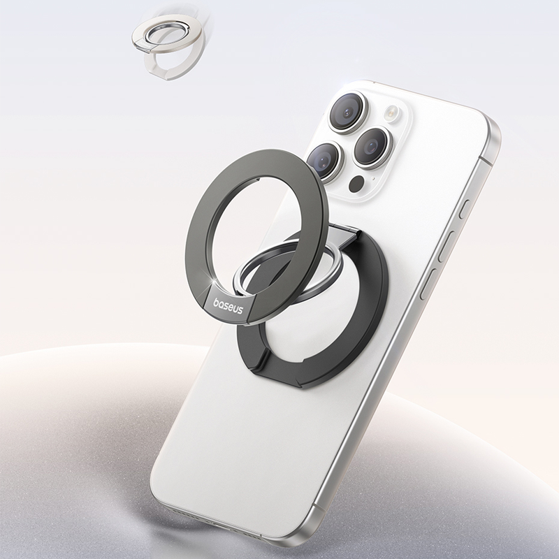 Giá Đỡ Điện Thoại Từ Tính Vòng Kép Baseus MagPro 3 (360° Adjustment, Dual-Sided Magnetic, Adjustable Height)