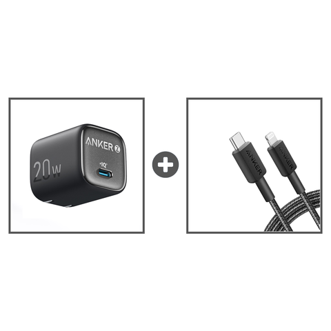 Sạc Anker Zolo 20W kèm Cáp Type C to Lightning Dài 1.8m - B2699