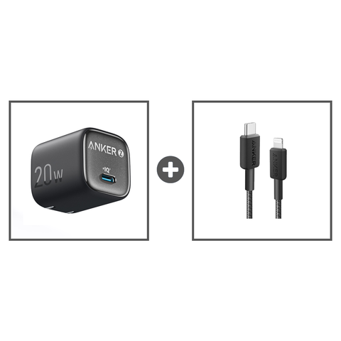 Sạc Anker Zolo 20W kèm Cáp Type C to Lightning Dài 0.9m - B2699