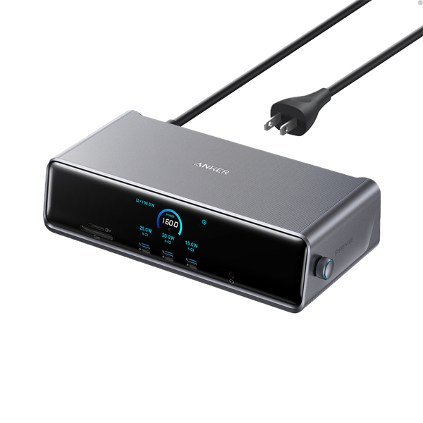 Chi tiết sản phẩm Trạm Sạc Anker Prime 14-in-1 DL7400, Hỗ Trợ Triple Display & DisplayLink (Bộ chuyển đổi Hub) - A83B3