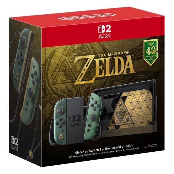 [ĐẶT TRƯỚC] Máy Nintendo Switch 2 phiên bản kỉ niệm 40th The Legend Of Zelda